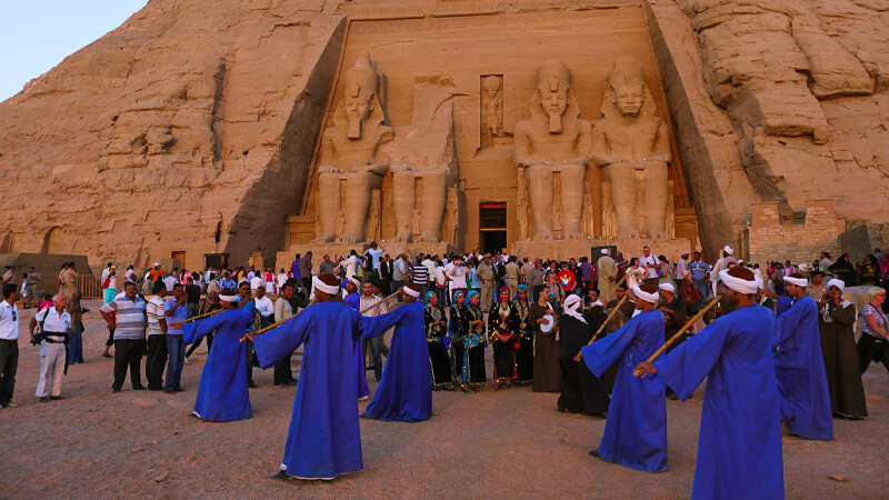 Aswan temples of abu simble sun festival