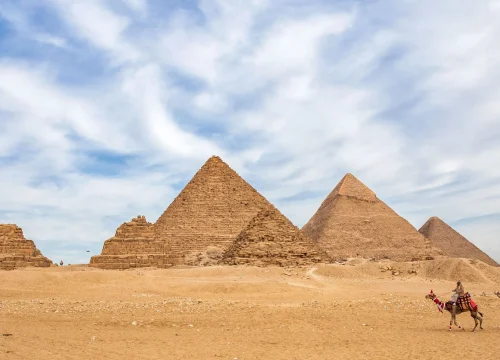 Pyramids of Giza at sunrise – Egypt tour experience